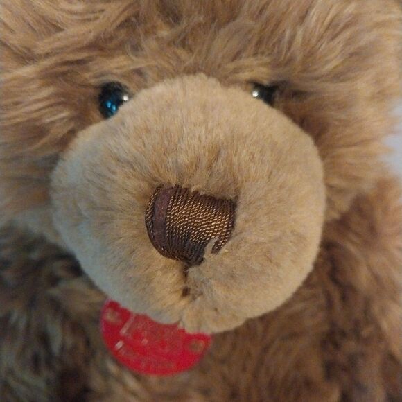 Vintage Centennial Build A Bear Brown Furry Plush Stuffie Medallion 2001 BAB 18" - Picture 16 of 16